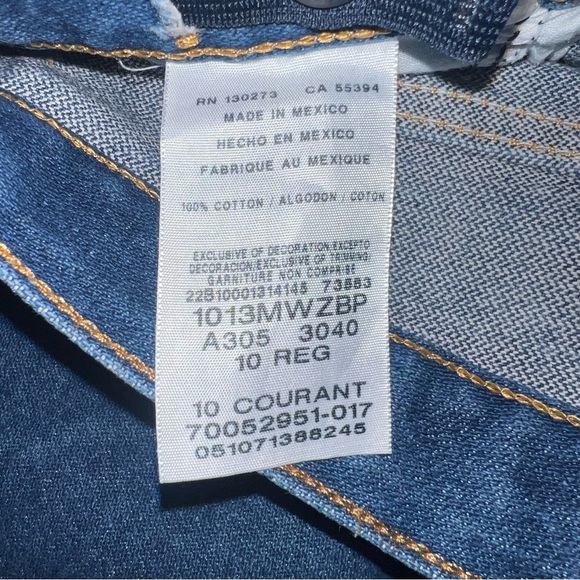 Wrangler Boys Cowboy Cut Original Fit Denim Jeans Size 10 Reg Adjustable Waist - Picture 13 of 13